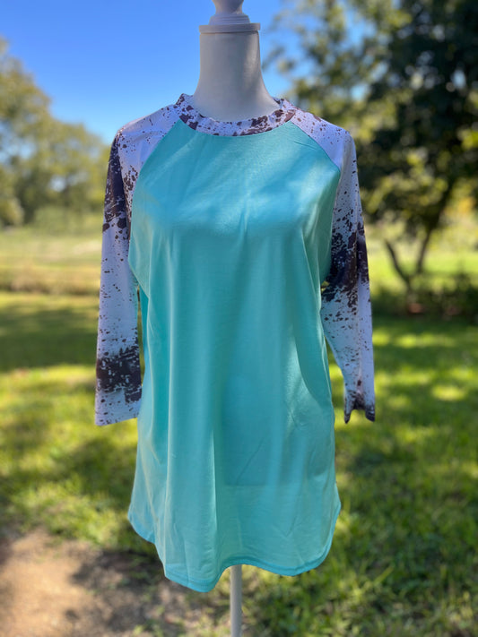 Pretty in Turquoise Tee